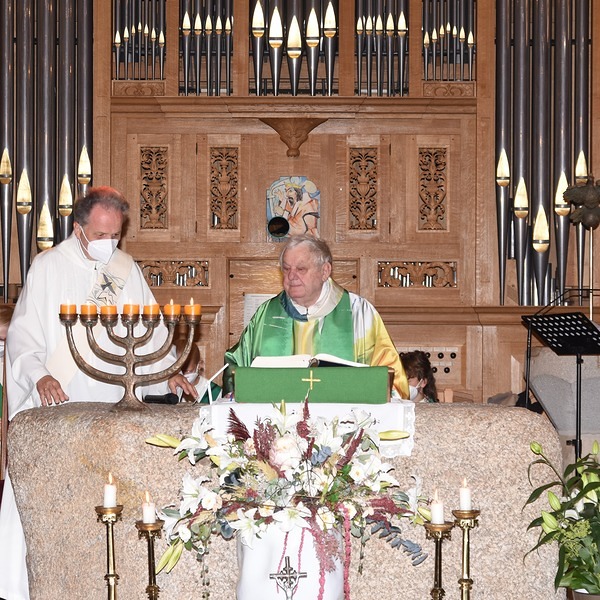 Eucharistiefeier mit em. Pfarrer Kaserer und Diakon Johann Hagn
