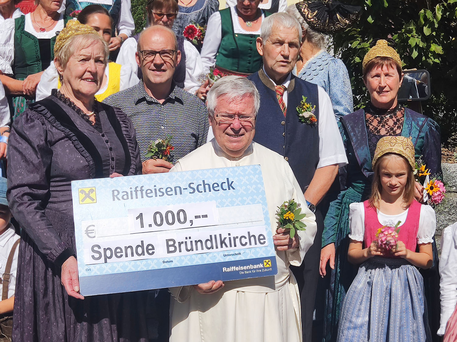 Spende Goldhaubengruppe