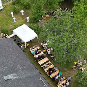 Drohnenfoto vom Fest