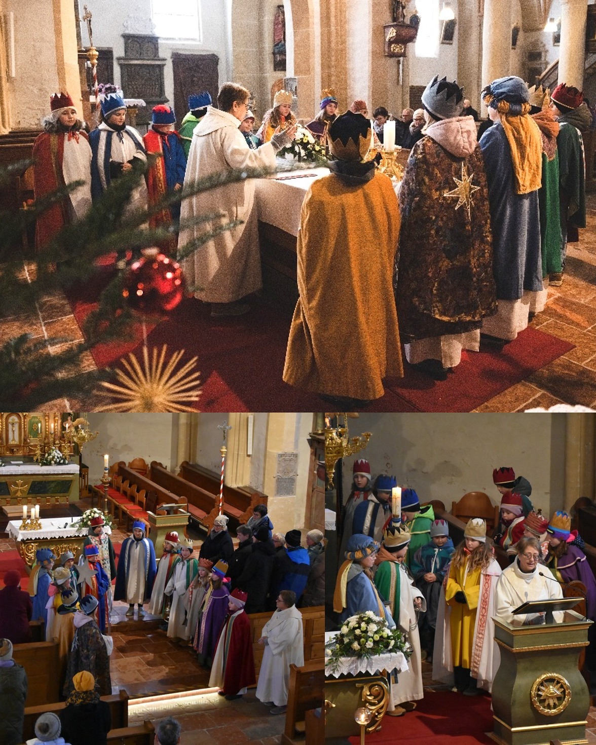 Sternsingen in Mining