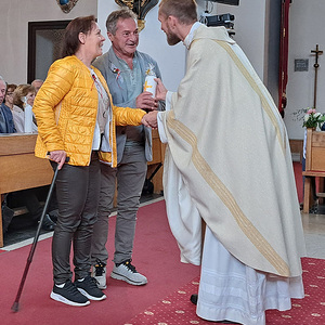 Überreichung der Kerzen