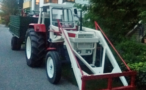 renovierter Traktor