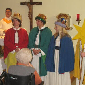 Sternsinger im Seniorenheim