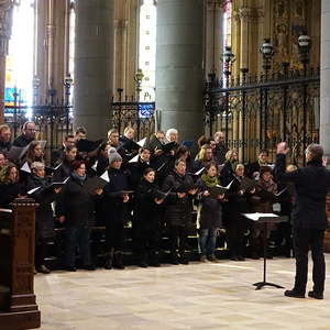 Chor des Konservatoriums für Kirchenmusik der Diözese Linz unter der Leitung von Andreas Peterl
