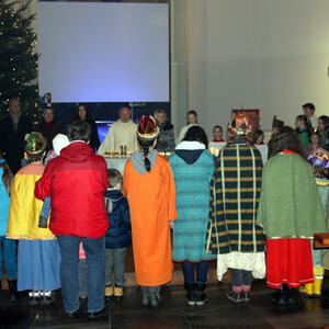 Sternsinger bei den Gottesdiensten
