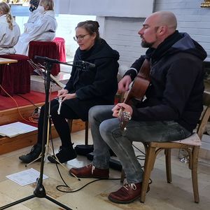 Musiker Hanne und Florian
