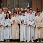 Etwa 100 Ministrant:innen kamen in den Linzer Mariendom.