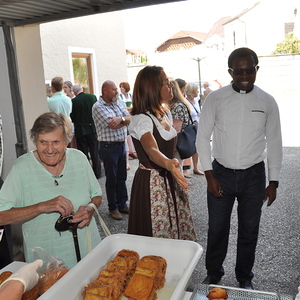 Verabschiedung Kaplan Kinsley, Kräuterweihe und Goldhauben Einladung