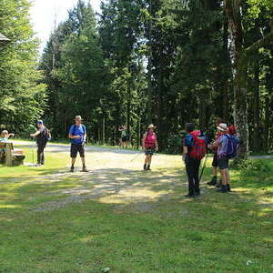 auf dem Weg zur ältesten Holzkirche