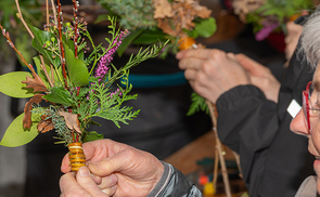 Palmbuschenbinden Pfarre Kirchdorf an der Krems