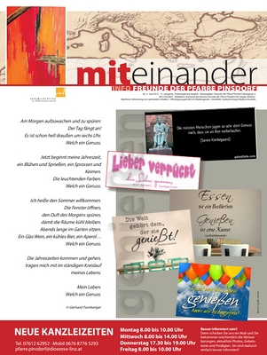 Pfarrzeitung Juni 2015