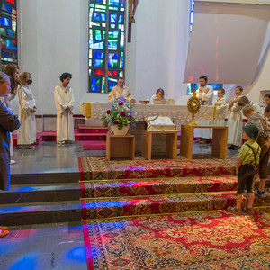 Gottesdienst und Fronleichnamsprozession in Kirchdorf/Krems