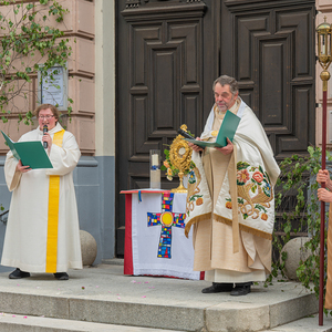 Zweite Station vor dem Rathaus