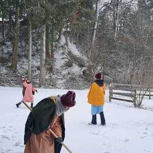 Schneeballschlacht zwischendurch