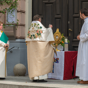 Zweite Station vor dem Rathaus