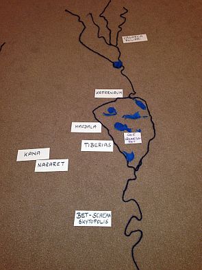 Orte um den See Gennesaret