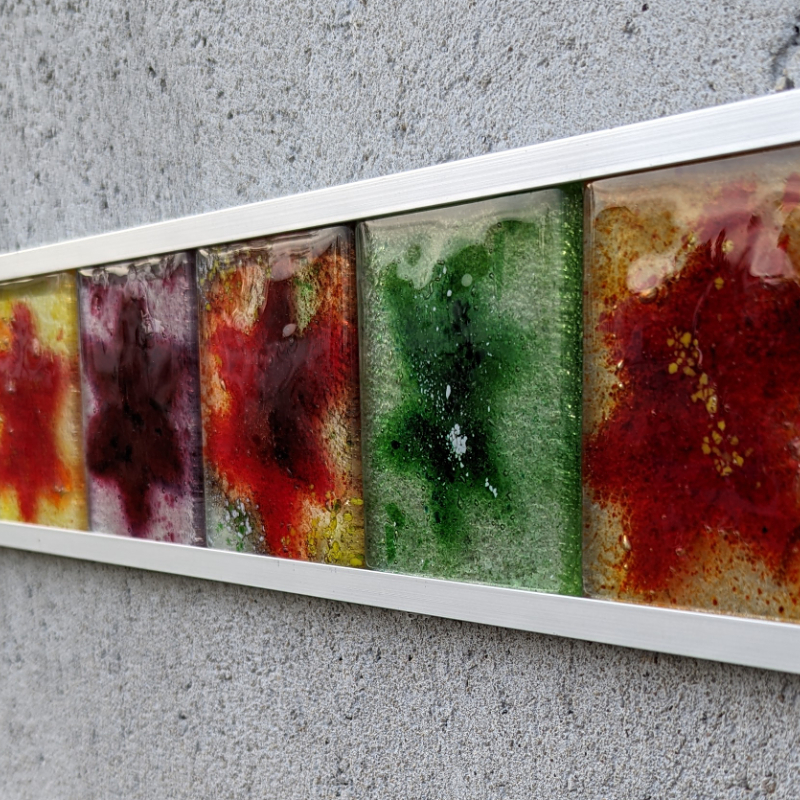 Glassterne am Friedhof