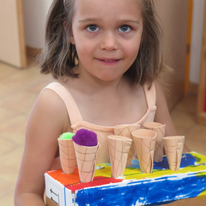 Eissalon im Kindergarten