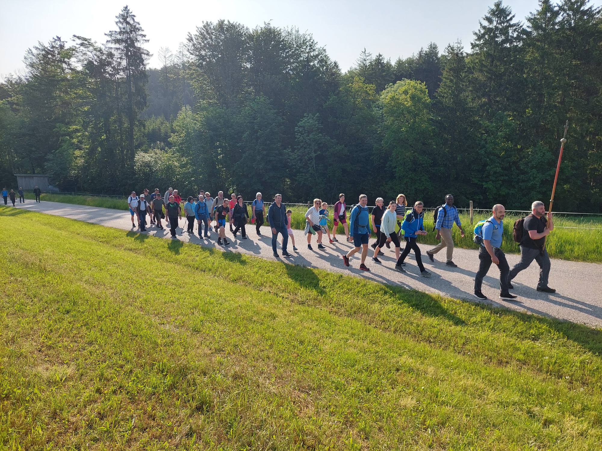 Abmarsch von Lohnsburg nach Maria Schmolln