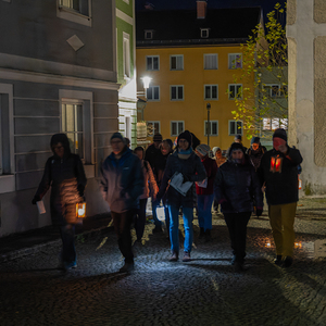 Abendweg von der Pfarrkirche Kirchdorf zum KalvarienbergkapelleFoto Jack Haijes