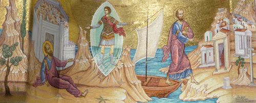 Paulus betritt europäischen Boden / Foto: Ingrid Penner Nikolauskirche in Kavalla