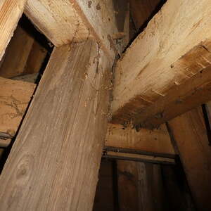 Turmhelm und Hozkonstruktion