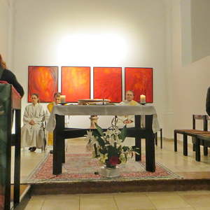 Projekt-Wasserzeichen: Ausstellung von Ernst Hager in der Taufkapelle  