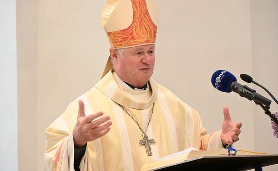 Bischof Manfred Scheuer bei seiner Predigt beim Festgottesdienst zum Abschluss der Vollversammlung der Bischofskonferenz in Mariazell