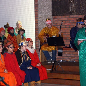 Sternsinger bei den Gottesdiensten