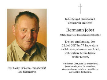 Hermann Jobst / © Pfarrgemeinde Kopfing Hermann Jobst