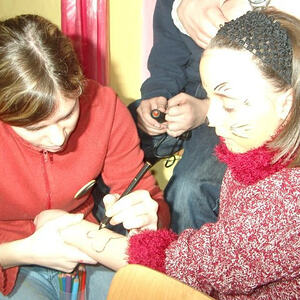 Die KJS lud zum Schminken ein