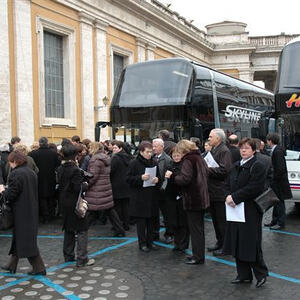 Rom - Christbaum für Papst