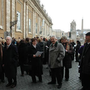 Rom - Christbaum für Papst