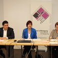 Pressekonferenz Fortpflanzungsmedizingesetz (v. l.: Priv.-Doz. Dr. Omar Josef Shebl, Mag.a Martha Leeb und Dipl.-Päd.in Erika Kirchweger