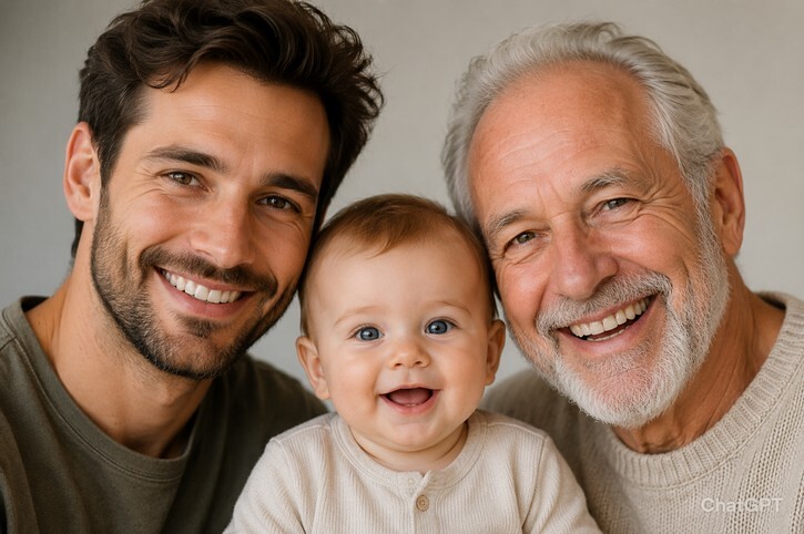Vater Sohn Opa