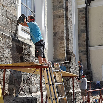 Sanierung Pfarrkirchenmauer