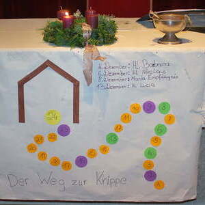 Adventkranzsegnung