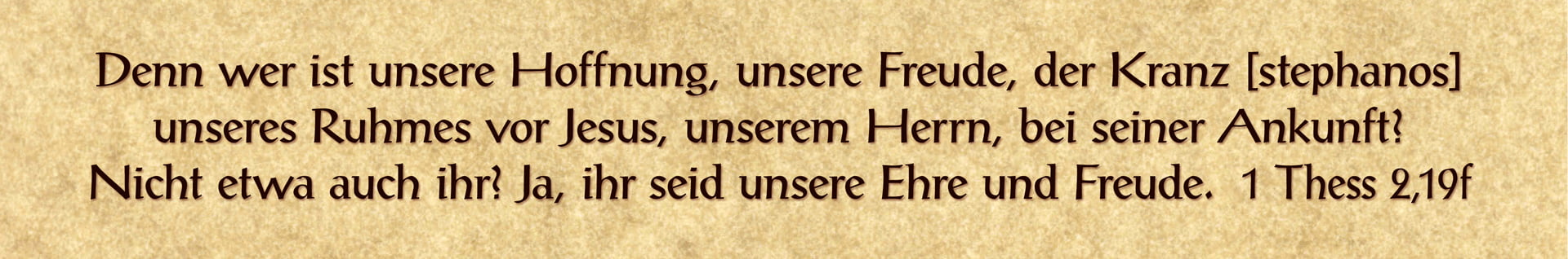 namensgebende Bibelstelle zu Stephanus