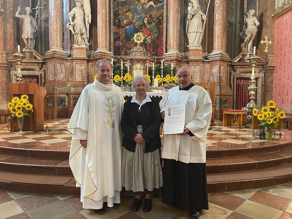 Ehrenurkunde Georg Windtner