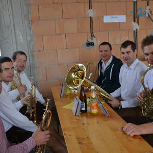 In bewährter Weise umrahmten unsere jungen Musikanten das Fest mit angenehmer, gemütlicher Blasmusik.