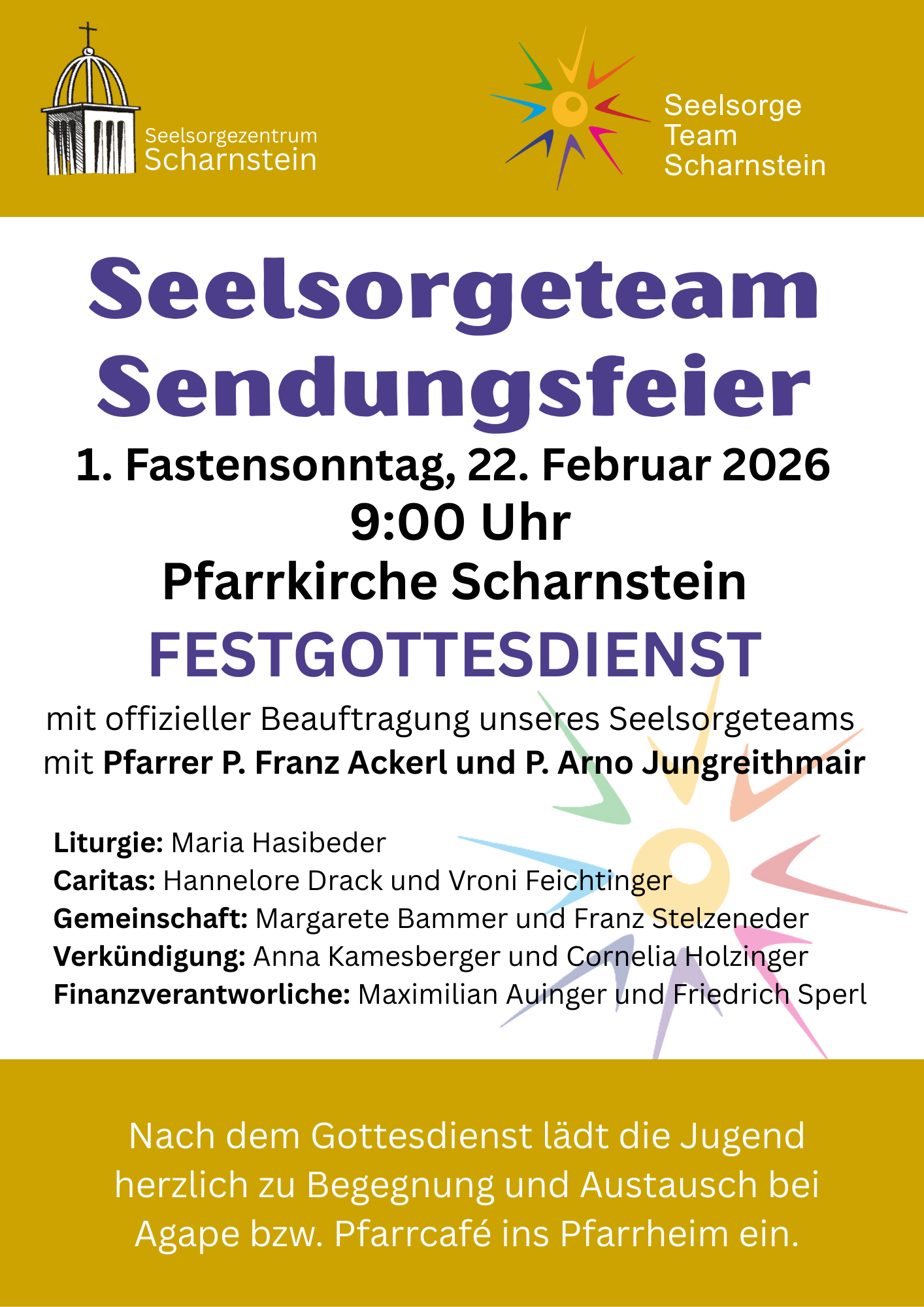 Sendungsfeier Seelsorgeteam
