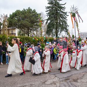 Palmprozession und Heilige Messe