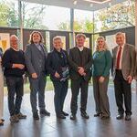 V. l.: Christine Haiden, Helmuth Zipperle , Alexander Niederwimmer,  Evi Kapplmüller, Bischof Manfred Scheuer, Veronika Prüller-Jagenteufel, Franz Gmainer-Pranzl, Peter Schwarzenbacher