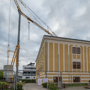 Sanierungsarbeiten Pfarrhof Kirchdorf an der Krems haben begonnen