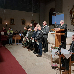 Begrüßung von PGR-Obmann Norbert Huemer