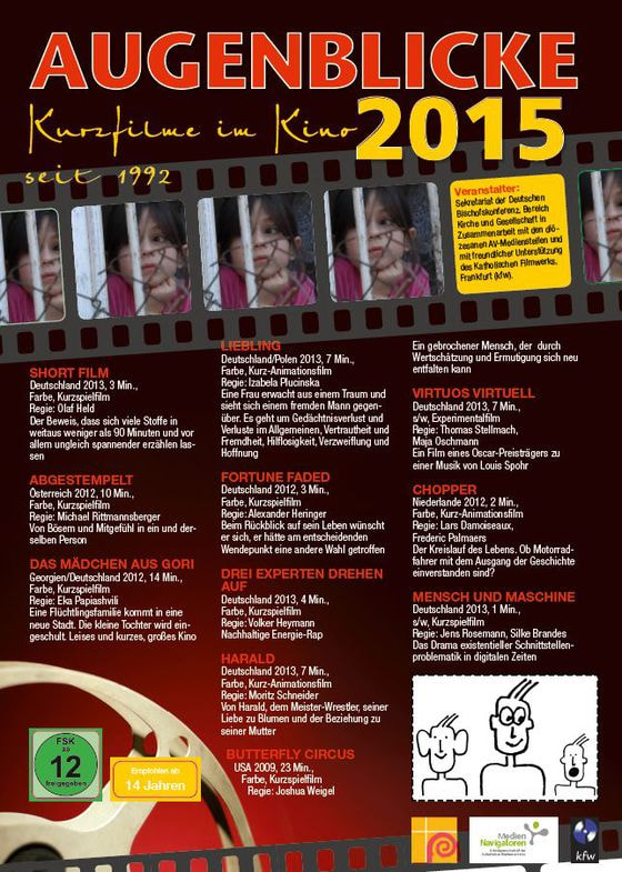 Augenblicke Plakat - Kurzfilm-Übersicht