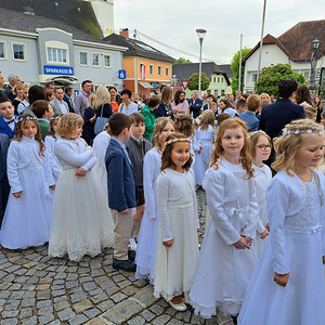 Aufstellung am Marktplatz