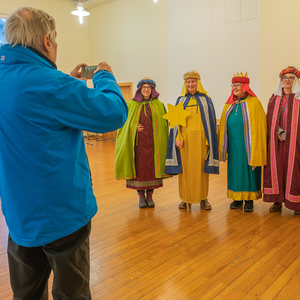 Die Sternsinger*innen waren in der Pfarre Kirchdorf an der Krems unterwegs