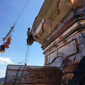 Sanierung der Turmkuppel 2017