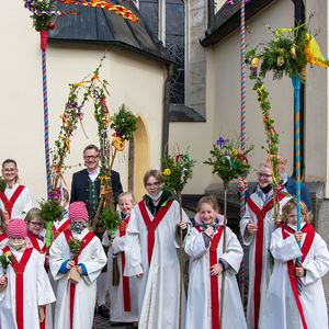 Palmprozession und Heilige Messe